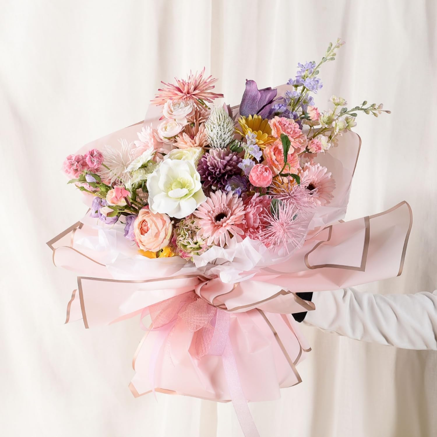 Florist Supply Paper - 10 Sheets 8colors Flower Bouquet Wrapping