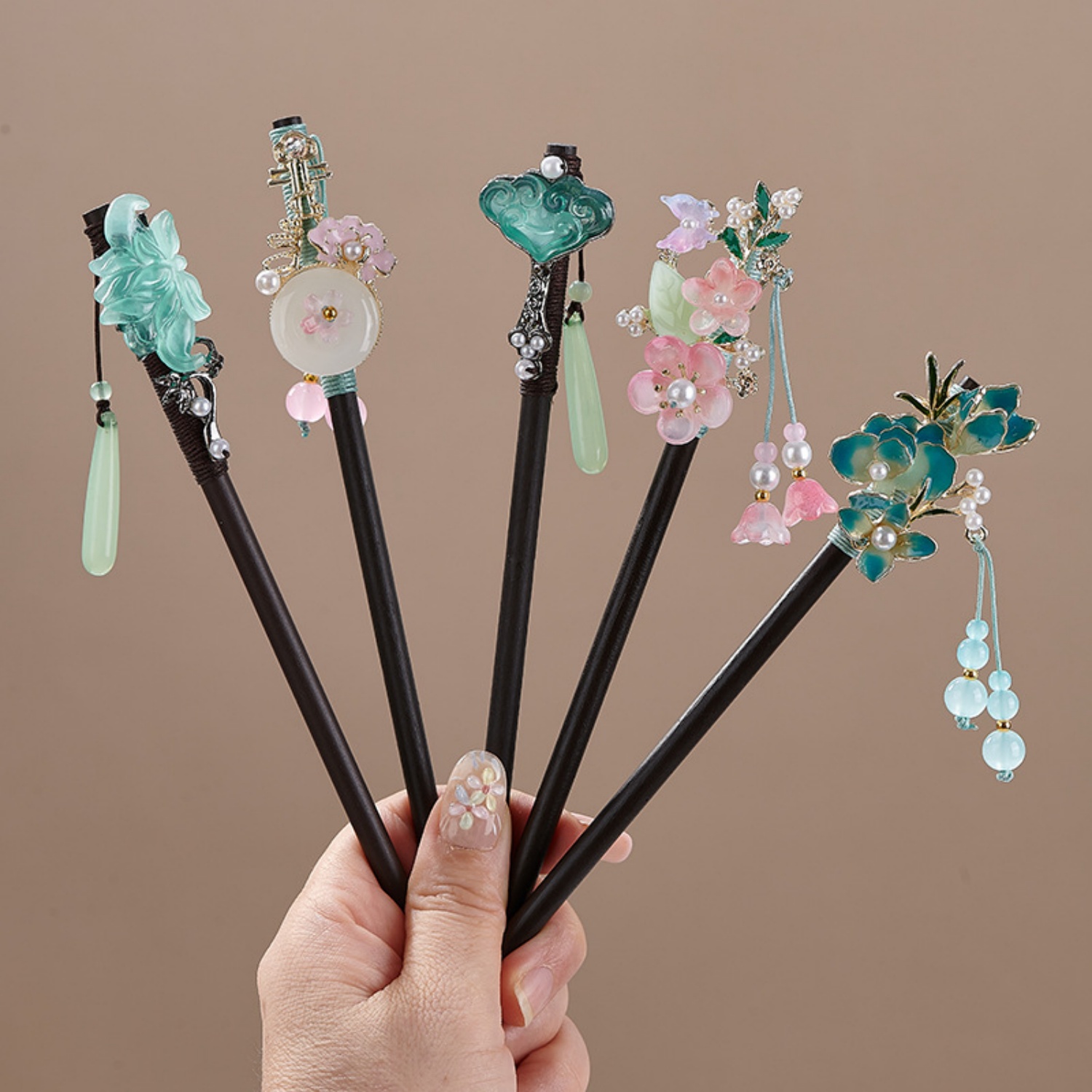 Supply Florist - Vintage Flower Hairpin For Women Elegant