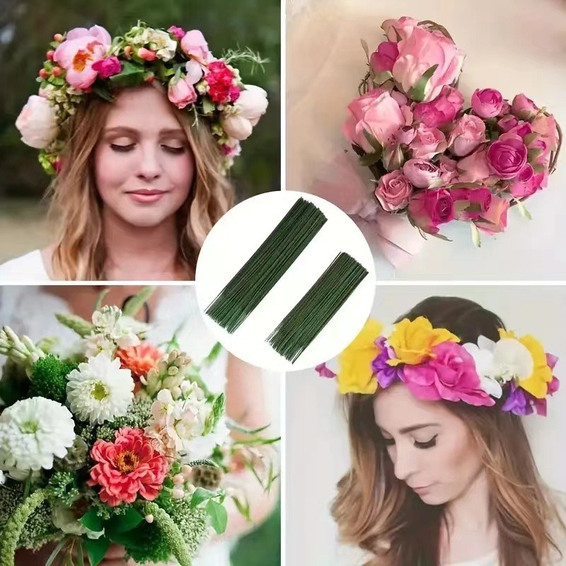 100 Pieces Floral Stem,Artific - Florist Wreath Supply 评论和价格