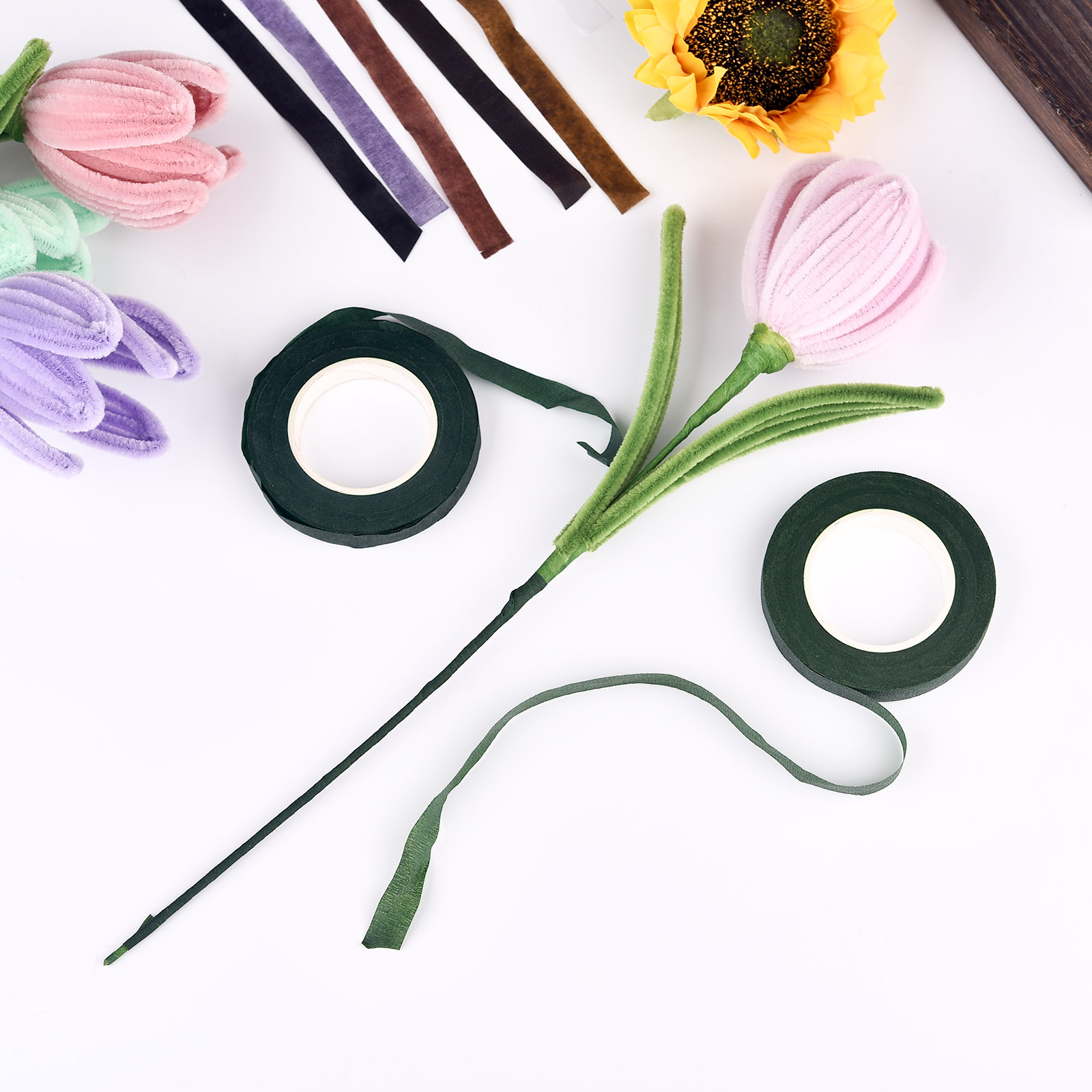 30yards Floral Stem Tape Corsa - Floral Tape Green 评论和价格