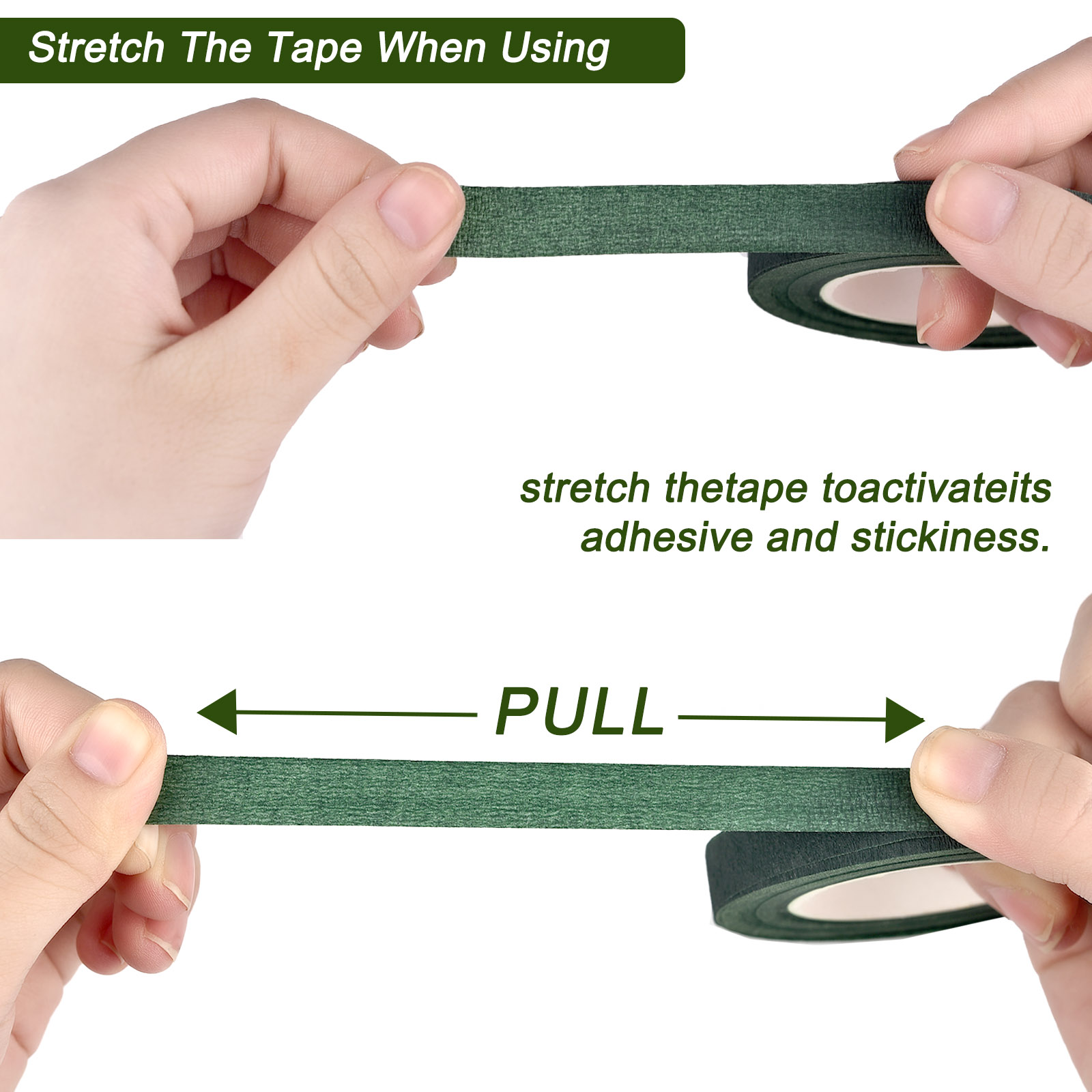 30yards Floral Stem Tape Corsa - Floral Tape Green 评论和价格