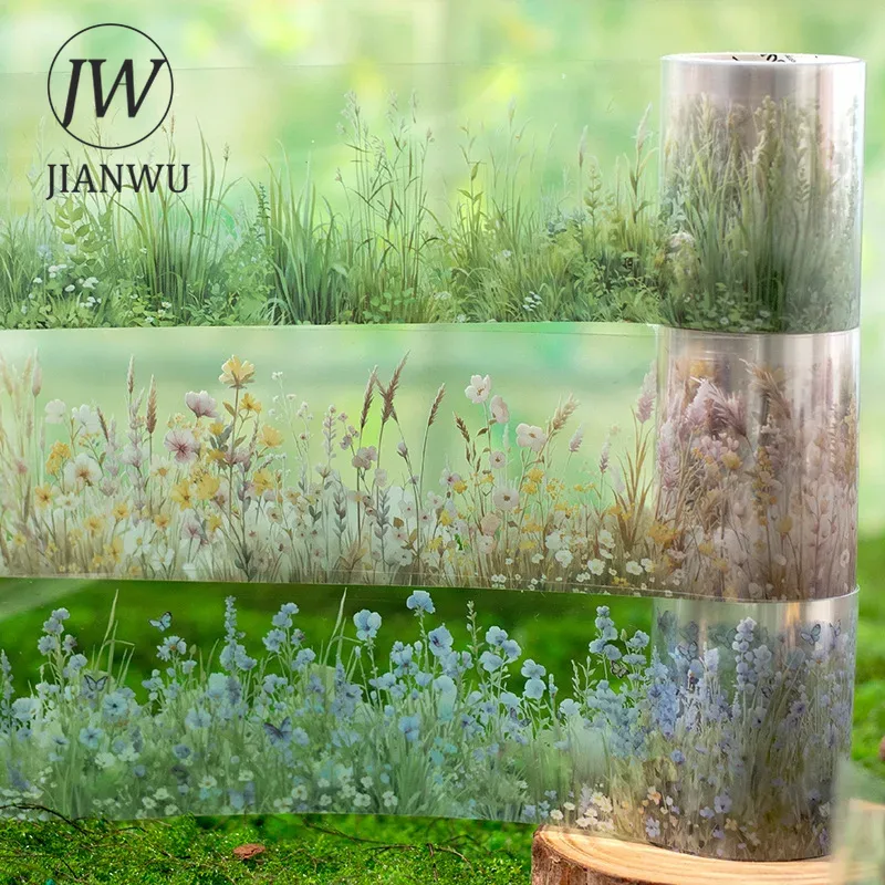 JIANWU 50mm*200cm Green Notes  - Floral Tape Green 评论和价格