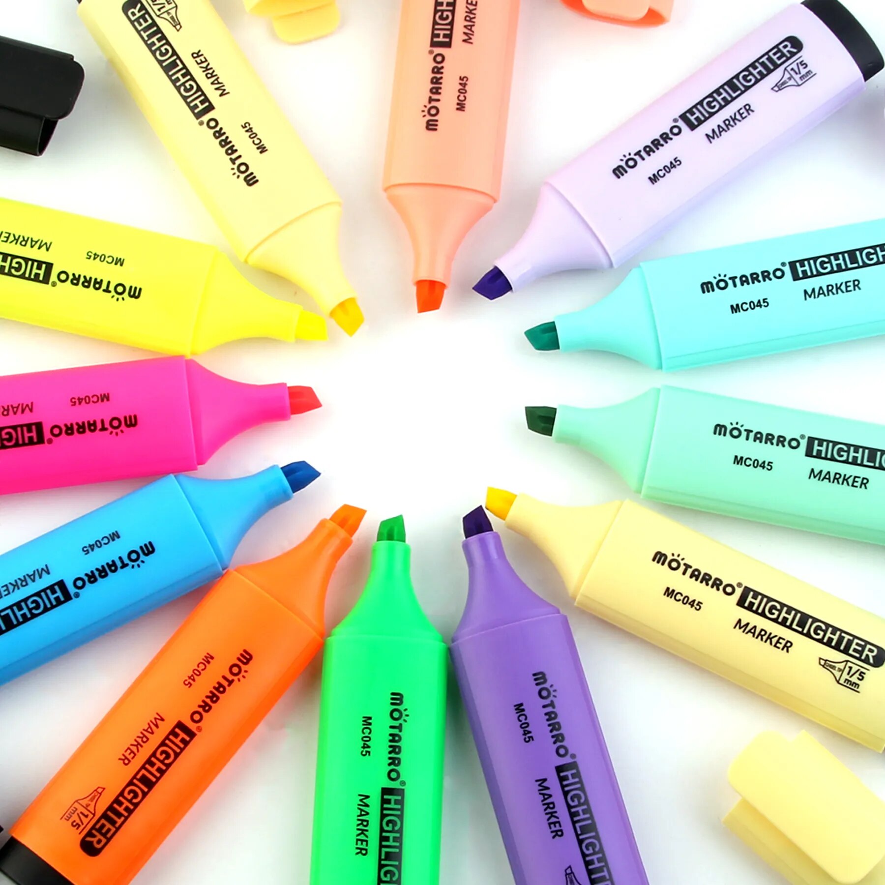 MOTARRO 12Pcs Pvc Box Markers  - Stabilo Marker Boss 评论和价格