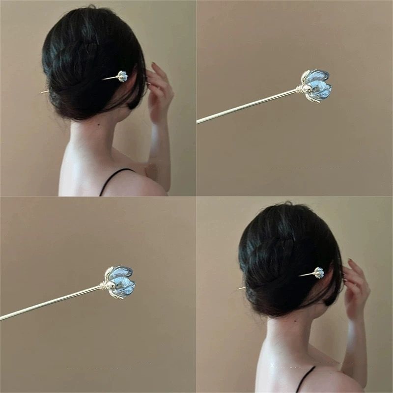 Blue Flower Hairpin, Daily Hai - Supply Florist 评论和价格