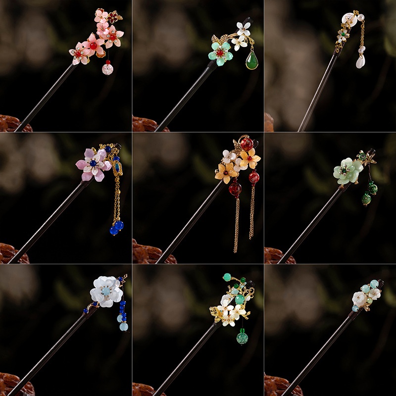 1Pc Wooden Hairpin Headdress f - Supply Florist 评论和价格