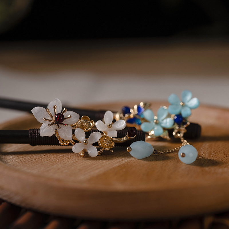 1Pc Wooden Hairpin Headdress f - Supply Florist 评论和价格