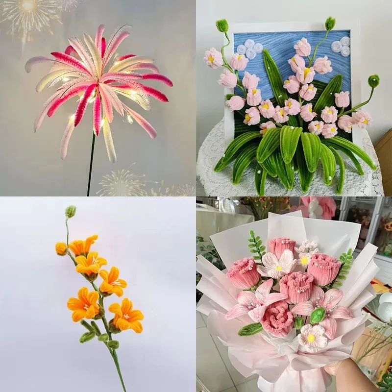 Green Flower Stem Sticks DIY F - Floral Tape Green 评论和价格