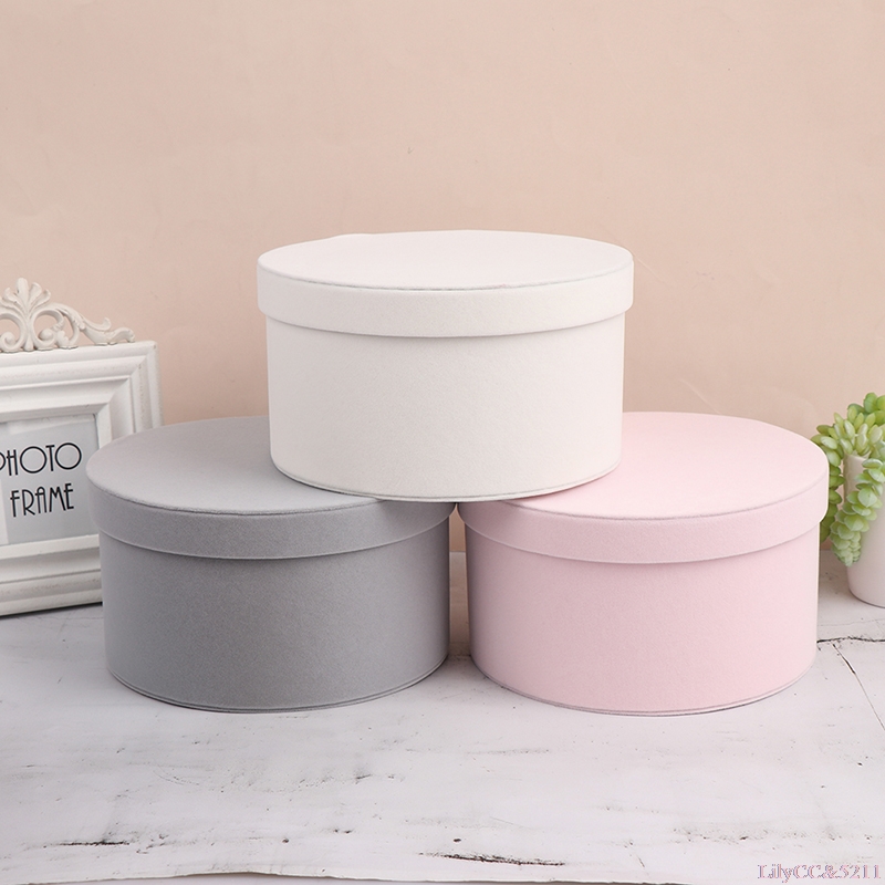 Velvet Round Flowers Box Gift  - The Florist Supply 评论和价格