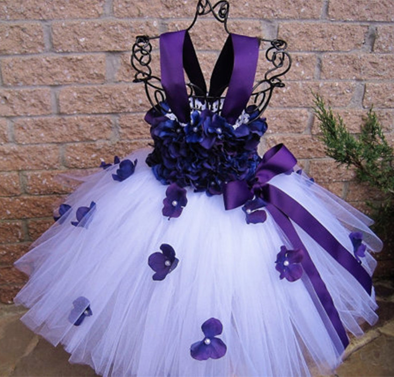 Girls Green Petals Tutu Dress  - Floral Tape Green 评论和价格