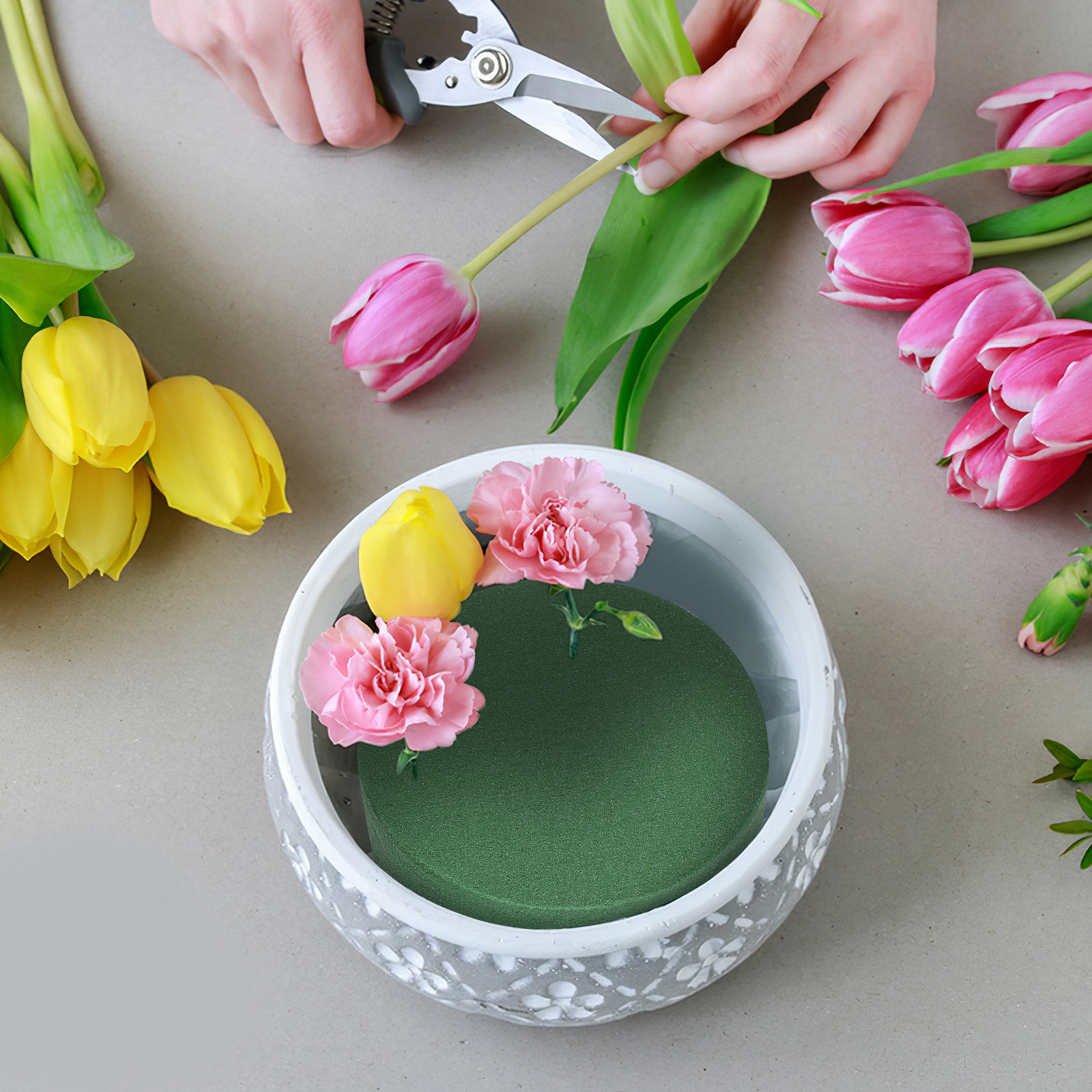 4Pcs Florist Foam Flower Mud A - The Florist Supply 评论和价格