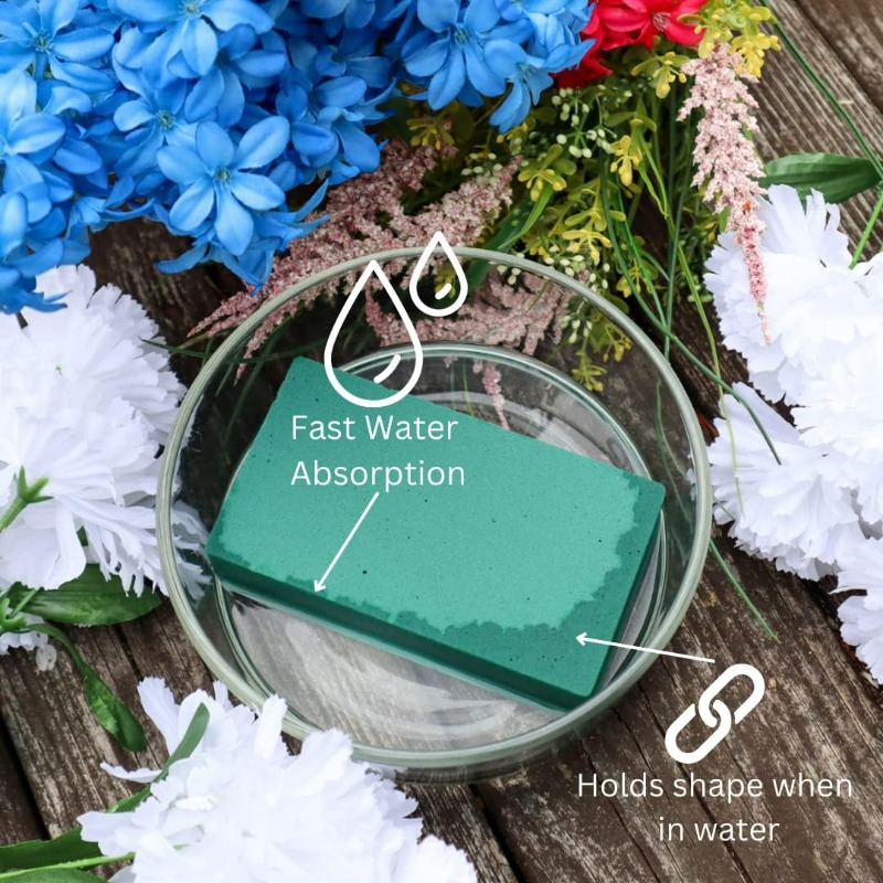 Square Floral Foam Blocks Cutt - Floral Foam Oasis 评论和价格
